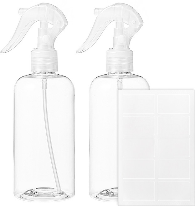 코멧 건스프레이 용기 300ml, 투명, 2개