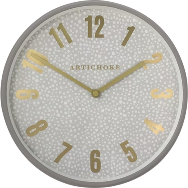 ARTICHOKE designs 掛鐘 T10144HA3-I09, 燙金波爾卡圓點