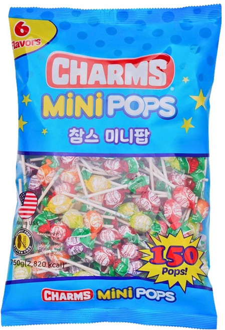 투시롤 참스 미니팝 캔디, 750g, 1개