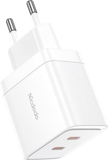 맥도도 GaN PD3 PPS 초고속 미니 2포트 멀티 충전기 40W, 화이트, 1개