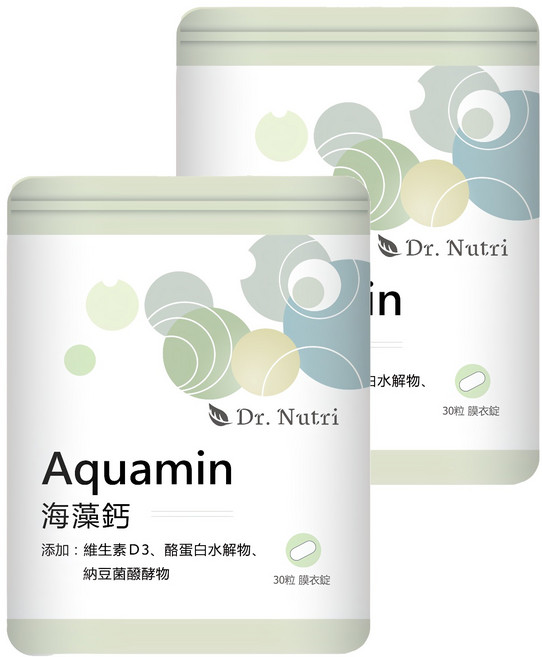 Dr. Nutri 芯漾生醫 海藻鈣複合錠, 30顆, 2袋