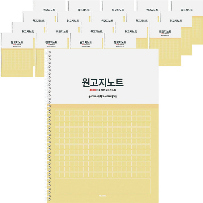 펜피아 2000 스프링 원고지노트, 랜덤발송, 20개
