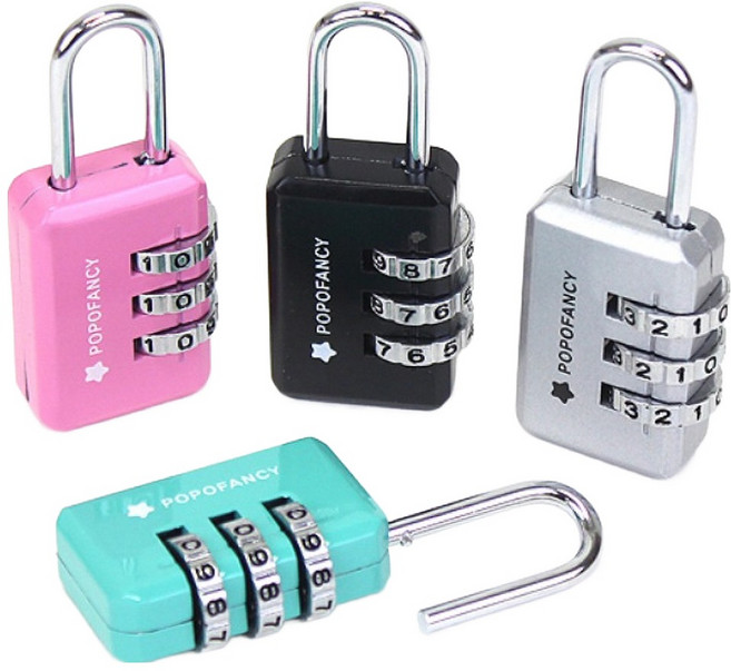 포포팬시 미니3 다이얼 자물쇠 랜덤 발송, 4개