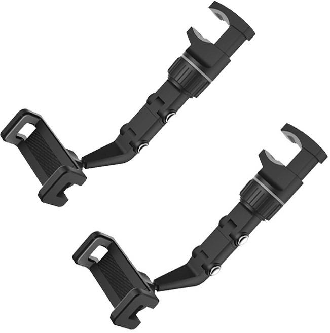 카나나 360도 룸미러 거치대, 2개, 블랙