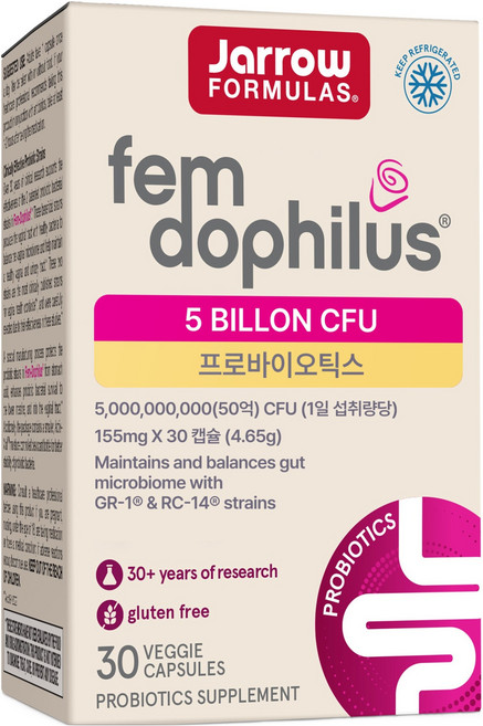 재로우 포뮬러스 펨 도필러스 50억 베지캡, 1개, 30정