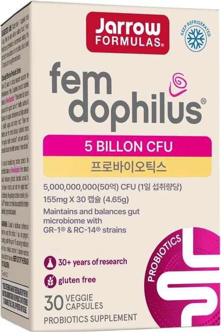 재로우 포뮬러스 펨 도필러스 50억 베지캡, 1개, 30정 - 쿠팡