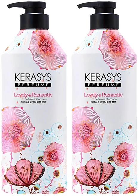 케라시스 퍼퓸 샴푸 러블리 앤 로맨틱, 980ml, 2개 - 쿠팡