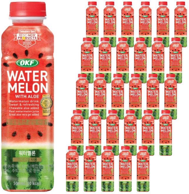 오케이에프 워터멜론, 500ml, 48개