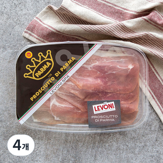 레보니 파르마 프로슈토 햄, 70g, 4개