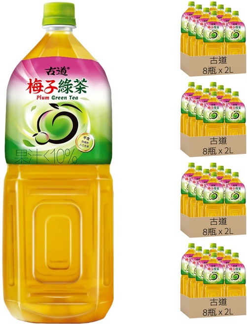 古道 梅子綠茶, 2L, 32瓶