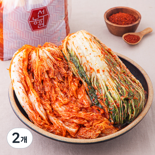 선농원 전라도식 포기김치, 3kg, 2개