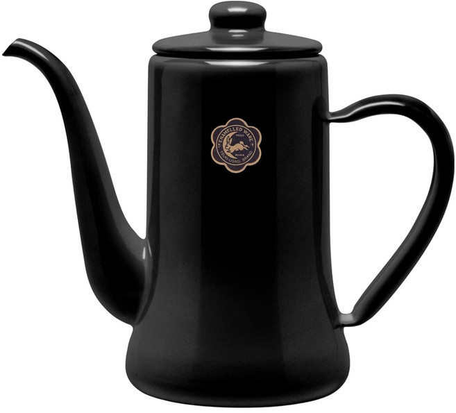 TSUKI-USAGI 月兔印 Slim經典系 日製細口琺瑯手沖壺, 壺身 + 壺蓋, 1.2L, 1個