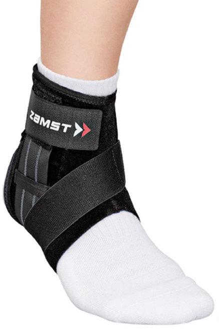 ZaMST 贊斯特 右腳踝護具 短版, 1個, 黑色
