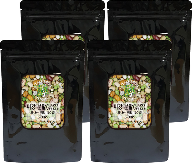 學童 韓國產焙炒米糠粉, 200g, 4個