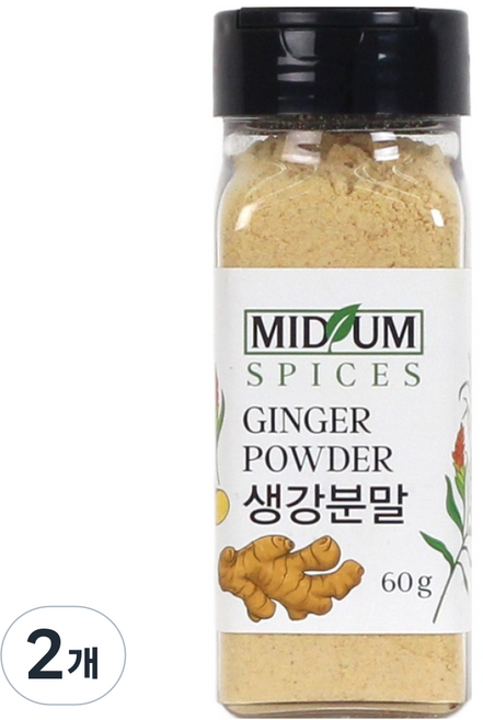 생강분말, 60g, 2개