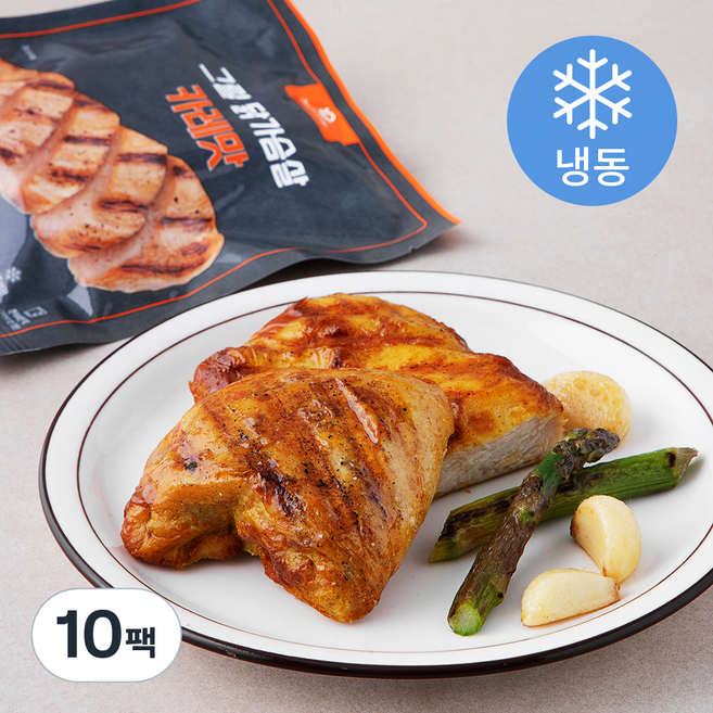 다즐샵 그릴 닭가슴살 카레맛 (냉동), 100g, 1개입, 10개