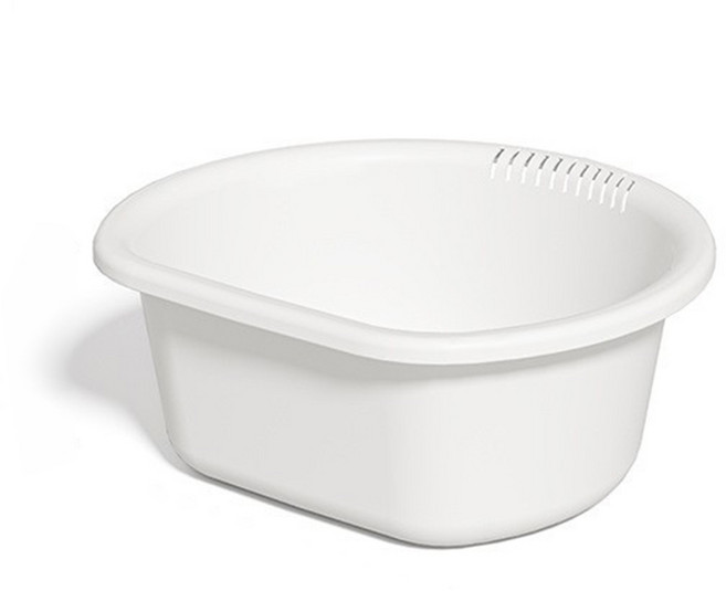 블룸홈 세워쓰는 D형 설거지통, 1개, 화이트