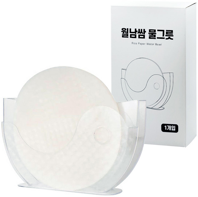 메오 월남쌈 물그릇, 투명, 1개