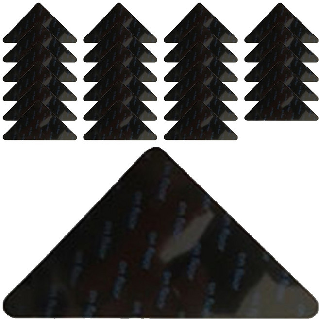 생활살림 이불 러그 밀림방지 양면 젤 패드 삼각형, 24개