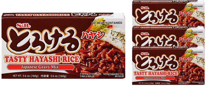 에스앤비 토로케로 하야시 테이스티 하이라이스, 160g, 4개