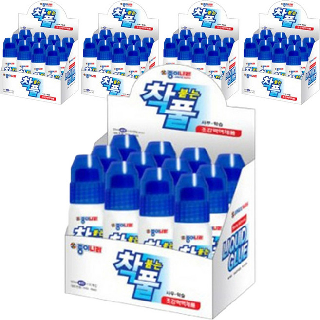 종이나라 착붙는풀 착풀, 50ml, 60개