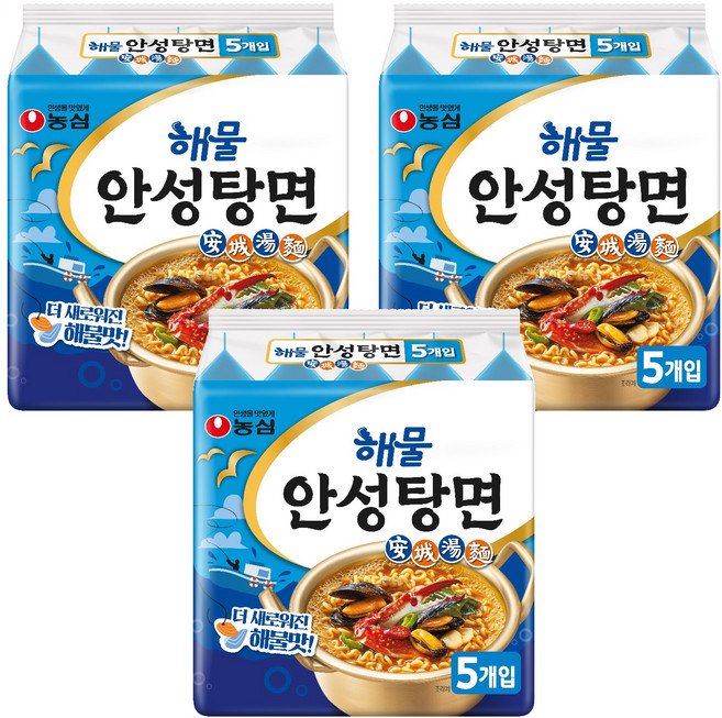 안성탕면 해물 112g, 15개