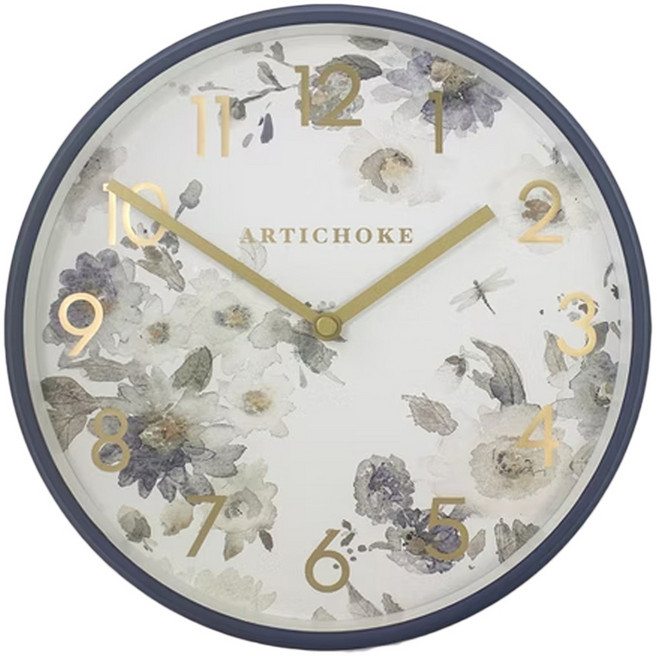 ARTICHOKE designs 掛鐘 T10144H63-G59 9吋, 花藝