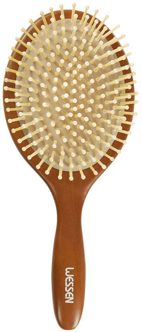 웨신 유로형 볼팁 점보 헤어브러쉬, 혼합색상, 1개