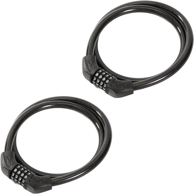 리브스포 4자리 번호키 자전거 잠금장치 자물쇠, 2개