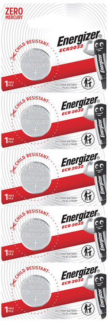 에너자이저 리튬 코인건전지 2032, 5개입, 1개