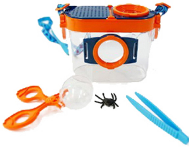 슈퍼쌤 자연학습 탐구활동 양면확대경 곤충채집통, 1개