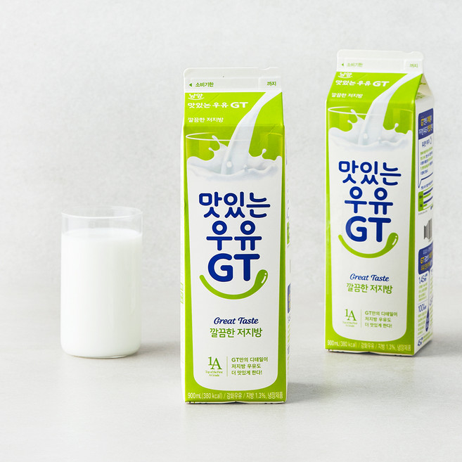남양유업 맛있는우유GT 깔끔한 저지방우유, 900ml, 2개