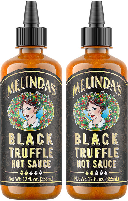 멜린다스 블랙 트러플 핫소스, 2개, 355ml