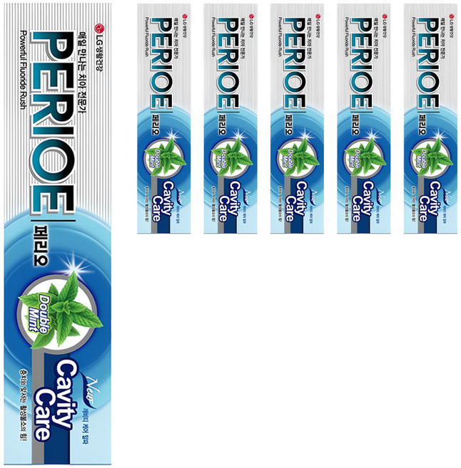 페리오 캐비티케어 알파 불소치약, 160g, 6개