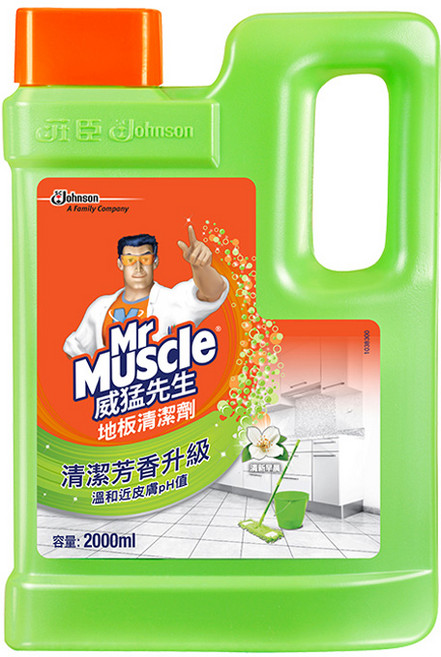 Mr Muscle 威猛先生 地板清潔劑 清新早晨, 2L, 1瓶