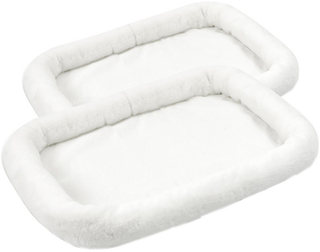 옥희독희 반려동물 네모백팩 전용 네모쿠션, 화이트, 2개