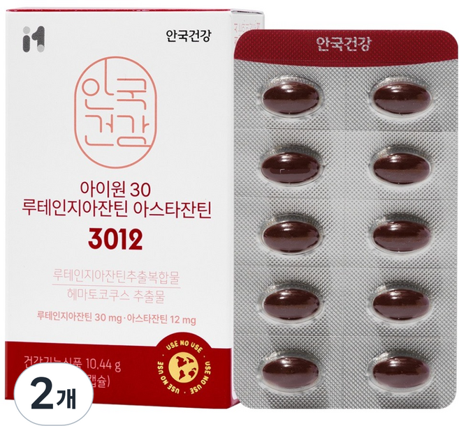 안국건강 아이원30 루테인지아잔틴 아스타잔틴 3012