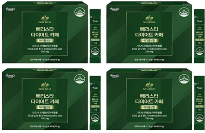 Funeat 體態輕盈咖啡 榛果風味 50入, 75g, 4盒