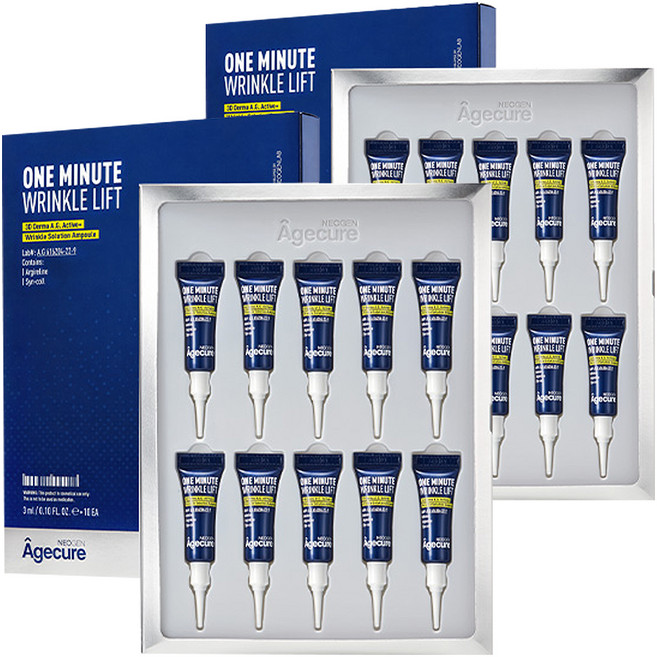 네오젠 에이지큐어 원미닛 링클리프트 아이크림, 3ml, 20개