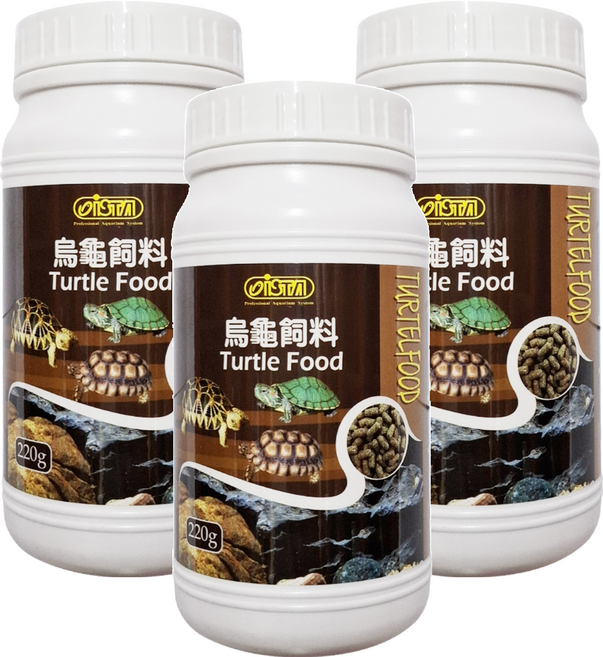 ISTA 伊士達 烏龜飼料 I-332, 220g, 3罐