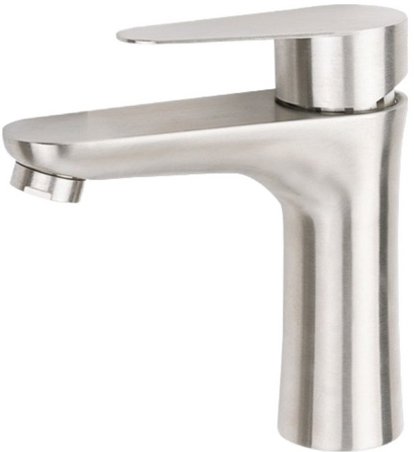 지리드 스텐 원홀 세면대 욕실수전 ZD-5010, 1개