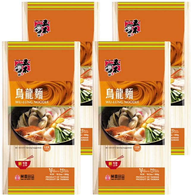 五木 烏龍麵, 300g, 4包