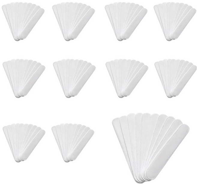 생활의지혜 오염 방지 보호 땀흡수 모자패드, 화이트, 110개