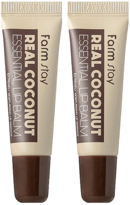 팜스테이 리얼 코코넛 에센셜 립밤, 10ml, 2개 - 쿠팡