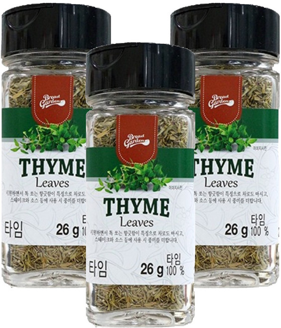 브레드가든 타임 허브, 26g, 3개