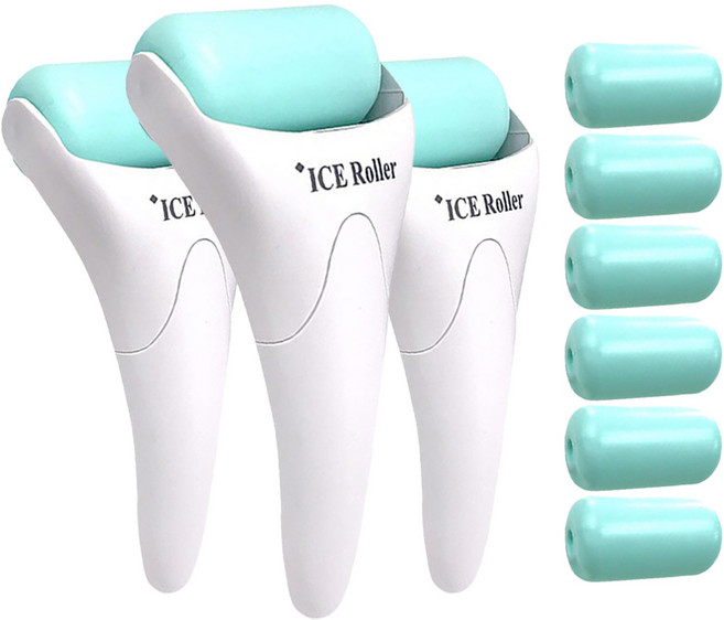 아이스 페이스 롤러 본품 + 리필 2p 세트, 혼합 색상, 3세트