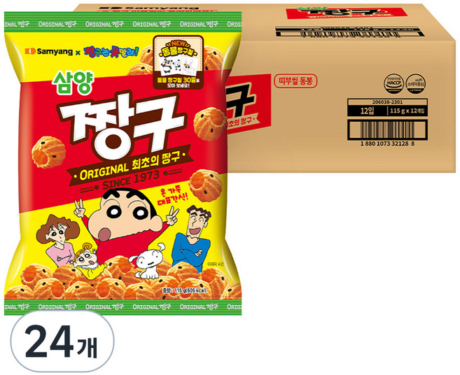 삼양 짱구, 115g, 24개