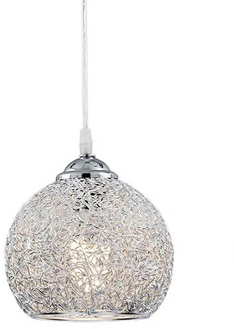 HONEY COMB 鐵藝鋁線絲餐廳吊燈 BL-41323, 銀色