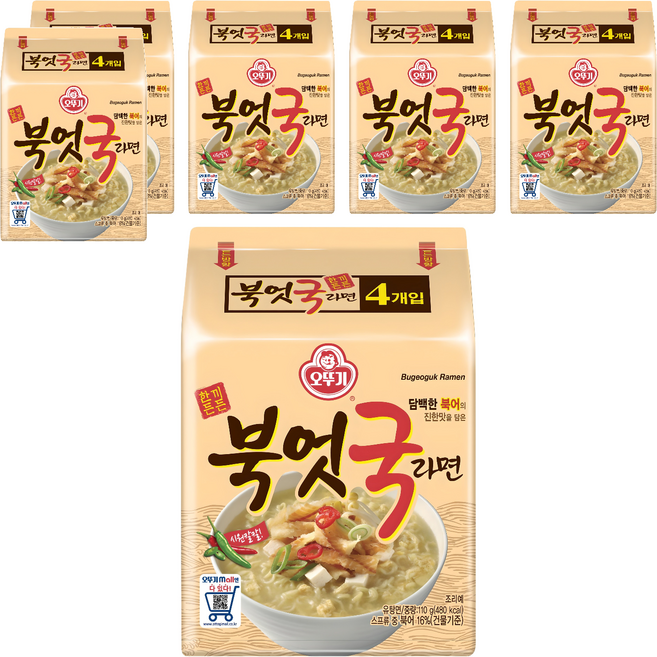 오뚜기 북엇국 라면 110g, 24개