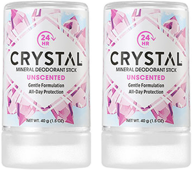 크리스탈 미네랄 데오드란트 미니스틱, 40g, 2개